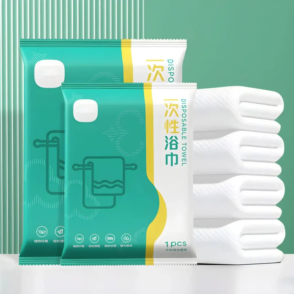 disposable bath towel made by non-woven fabric folding machine