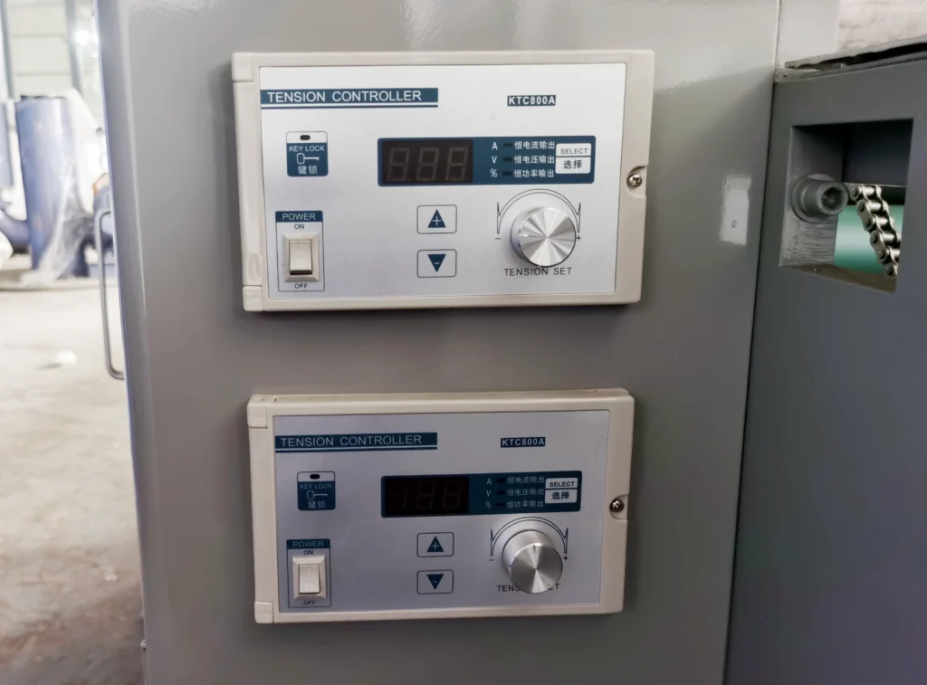 Controlador de tensión de la máquina plegadora de papel encerado