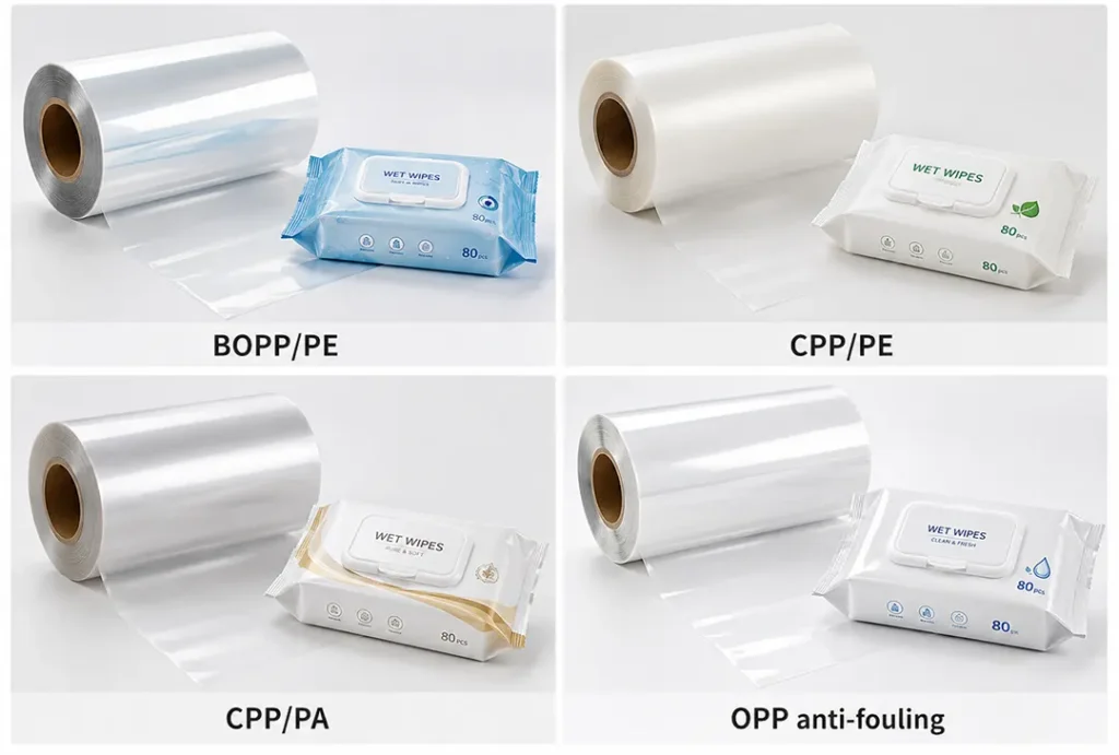 wet wipes packaging films