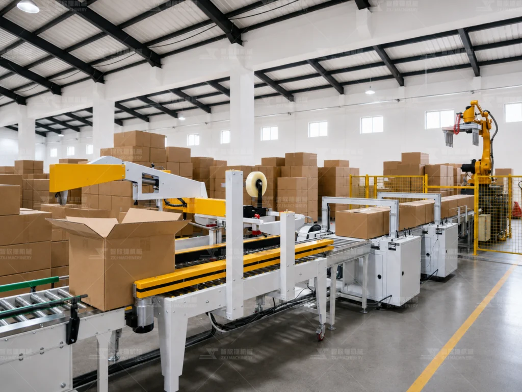 wet wipes production line Integration with boxing machines for ready-to-ship packaging.