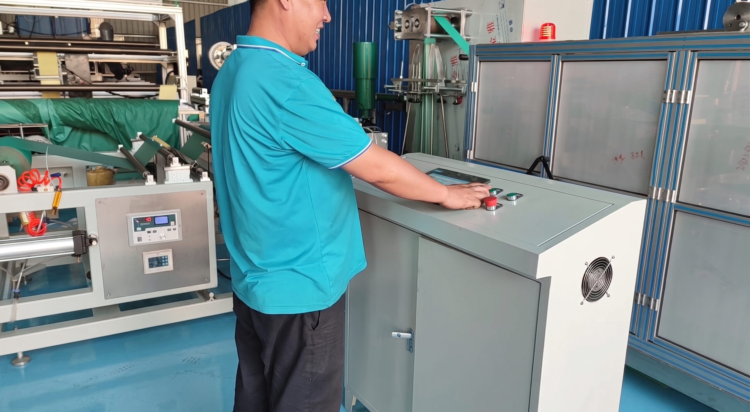 hole drape folding machine ZXJ Machinery