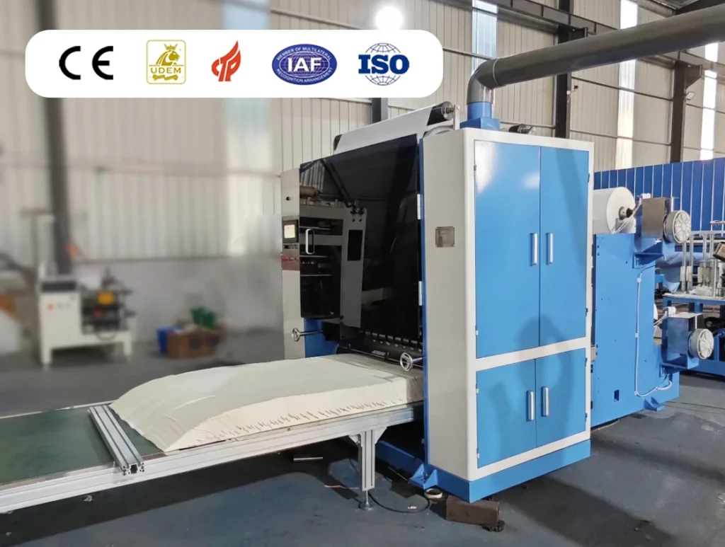 High-precision wax paper folding machines for the professional deli packaging industry.