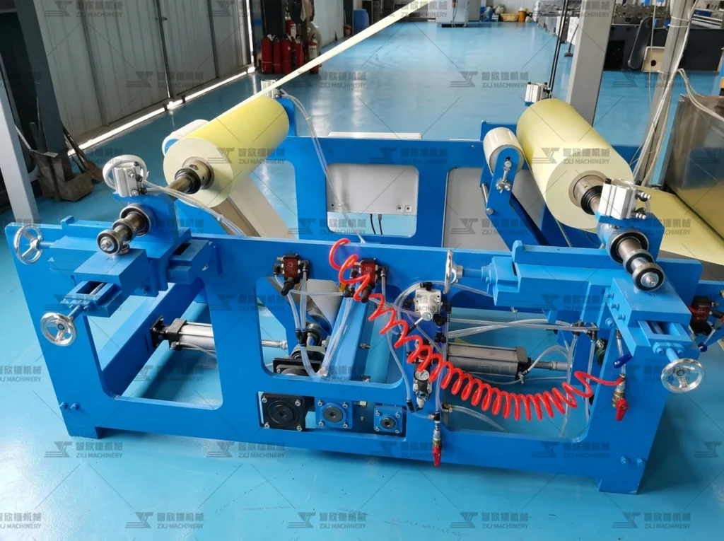 Oil blotting paper machine buyer's guide: raw material roll loaded for a trial run