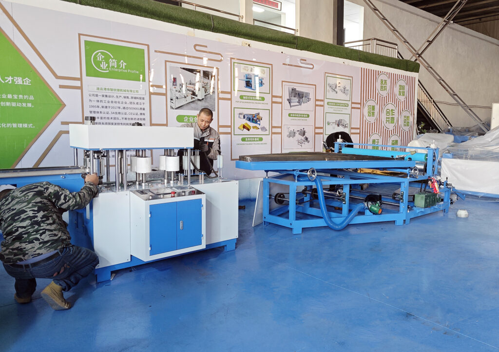 ZXJ Machinery supplies automatic emergency blanket and fire blanket making machines for producing reflective thermal space blankets. High efficiency, CE-certified, and suitable for medical, rescue, and survival use.