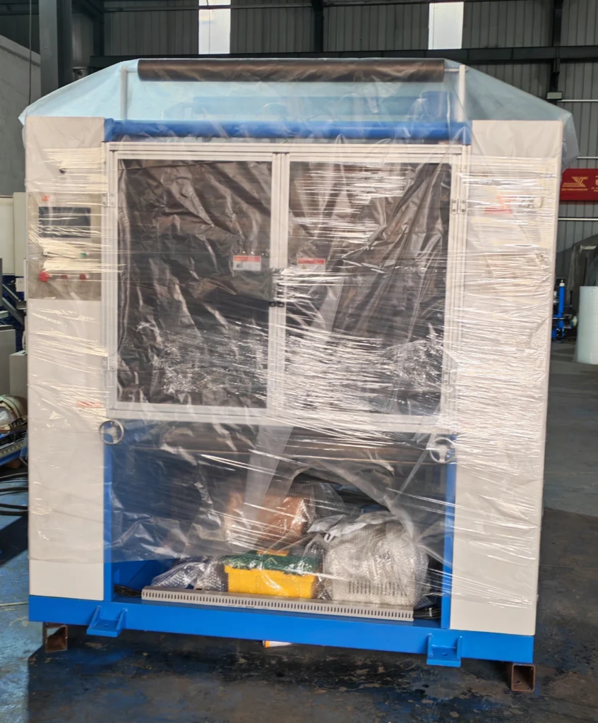 wax paper folding machine shipping to India.