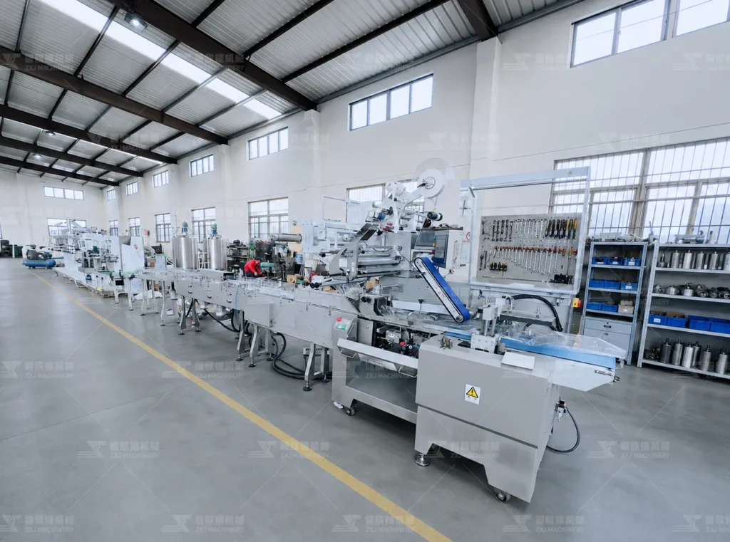 high-speed wet wipes making machine packaging and labeling part -ZXJ Machinery