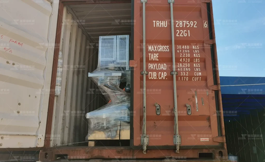 Professional dispatch and logistics of high-speed wet tissue machines by ZXJ Machinery.
