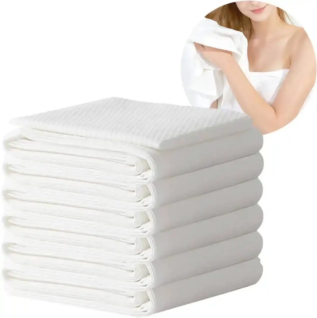 disposable bath towel made by non-woven fabric folding machine
