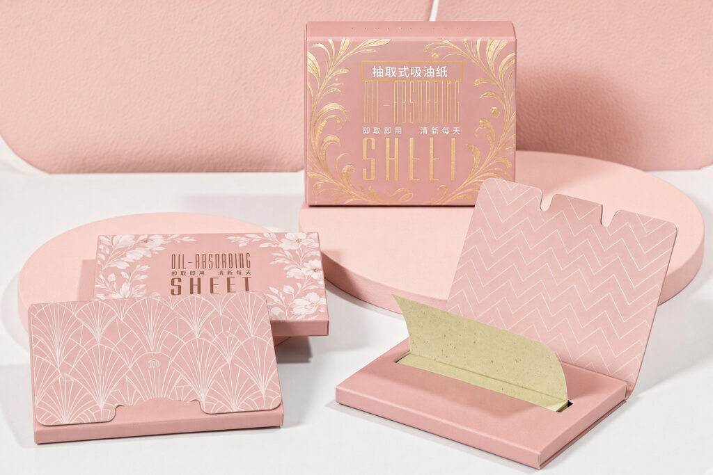 pop up Oil Blotting Paper with box