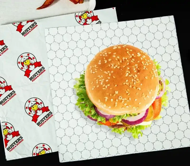 pre-cut deli paper making-burger paper