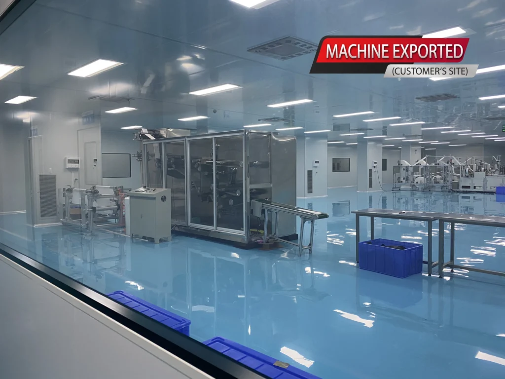 ZXJ Machinery surgical drape machine EXPORTED (CUSTOMER'S SITE)