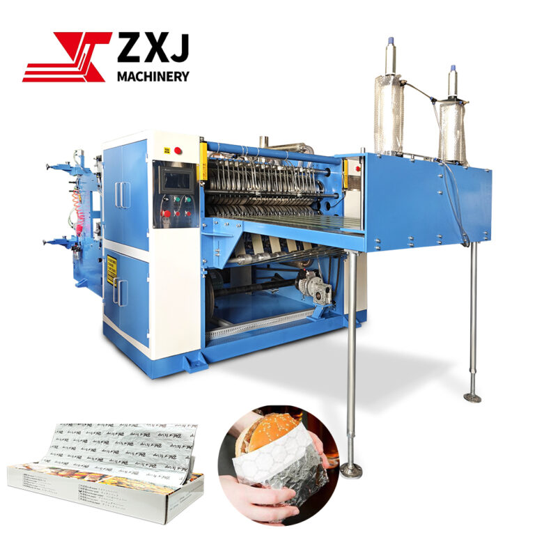 Aluminum foil pop-up folding machine with finished foil sheets