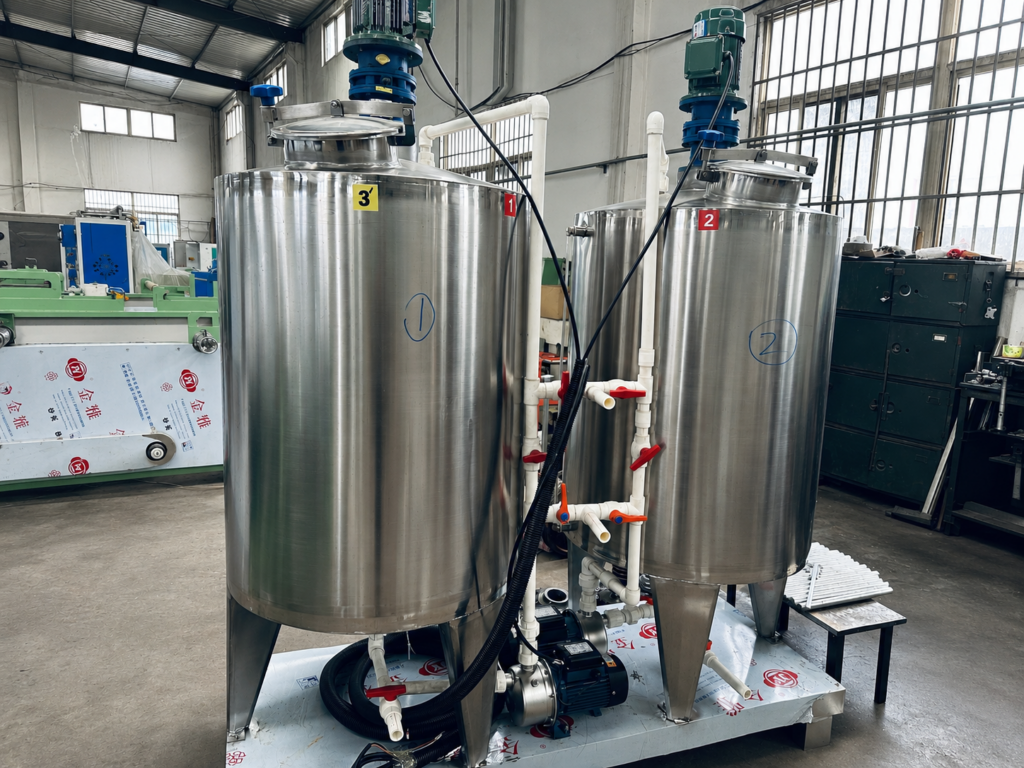 wet wipes machine Liquid tank 316 stainless steel